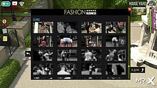 Erotic massage game in 3d cartoon hentai fashion business