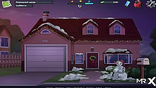 In Summertime Saga, she says here, take and touch my breasts, leading to groping and blowjob fun in the game.