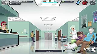 In Summertime Saga, she says here, take and touch my breasts, leading to groping and blowjob fun in the game.