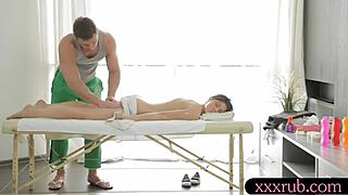 Fantina Drilled Hard by Pervert Masseur After Sensual Massage Session