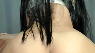 Long-haired cowgirl rides dick hard until she cums hard