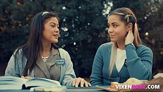 Church Girls Licking Pussy in Secret!