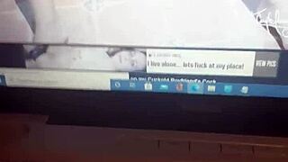 A simple ejaculation tribute to a beautiful woman