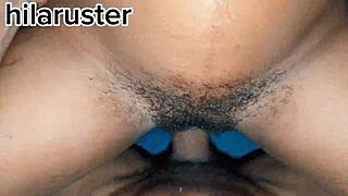 I fuck my belle mère's gros cul with black cock creampie