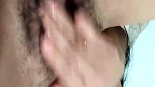 I’m amazed watching this cute amateur squirt hard with fingering!