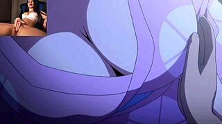 Young woman gets her pussy fucked in this animated hentai video