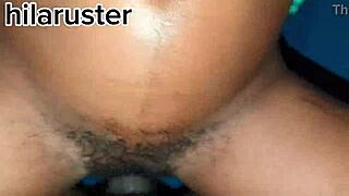 I fuck my belle mère's gros cul with black cock creampie