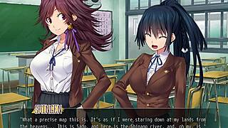 In Commander Babes Ep3, the babe gets her tits fucked in the bathroom