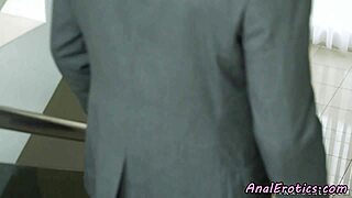 Lingerie babe craves that huge bbc in her tight ass