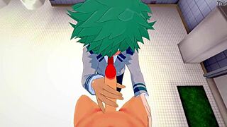 Japanese gay porn featuring My Hero Academia yaois