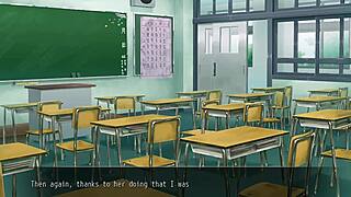 In Commander Babes Ep3, the babe gets her tits fucked in the bathroom