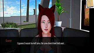 My new family 195: A cartoon porn with a red-haired teen and big tits