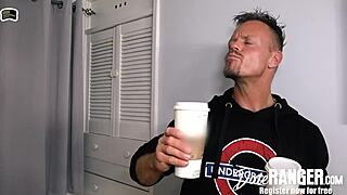 Blonde Slut Milf April Paisley Fucks After Coffee!