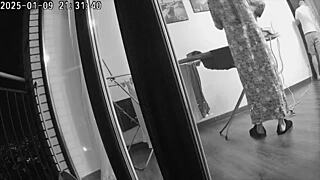 Cheating wife sneaks a wild fuck with friend while husband's away.