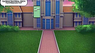 Complete gameplay in rogue-like evolution part 6 with student and pool scenes