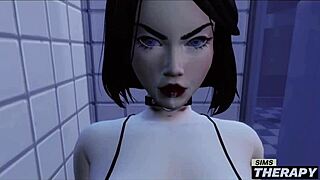 In Sims therapy, gothic babysitter fucks her big brother. 😈