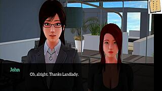 My new family 195: A cartoon porn with a red-haired teen and big tits