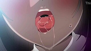 Karin from Totoro with big tits in Blue Archive parody