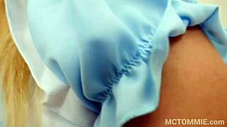 Alice's wonderland cosplay hides wild girlfriend blowjob secrets