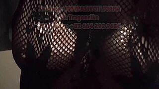 I moan loud as he fucks my mexican pussy, my gemidos audio wet and ready for more.