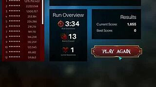 huge tits in hentai game outdoor doggystyle!