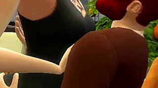 Redhead in Intimate Encounter