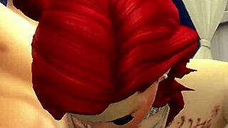 Redhead in Intimate Encounter