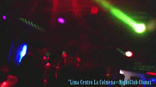 dancing at night club reaches exciting climax