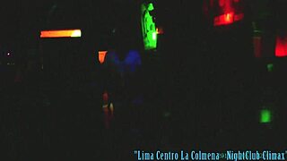 dancing at night club reaches exciting climax