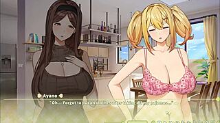 Summer clover offers quickie in hentai game