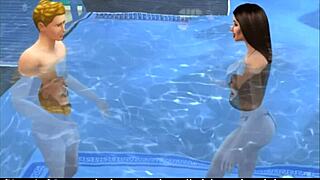 Married couple’s erotic journey in The Sims 4 begins with a cougar’s seduction