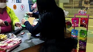 Morena couldn't resist halloween fucking in car.