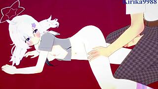 Mikamo Neru and Uzawa Reisa intense sex