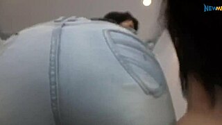 Me and my friend fartin in jeans on POV oops