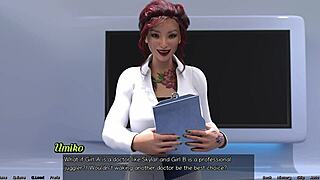 Stranded in space, picking girl with huge tits. 😘