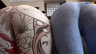 Me and my friend fartin in jeans on POV oops