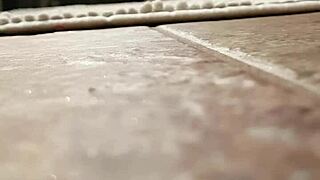 Is the horny wife caught giving her pussy a blast again? Yes, and it's hot!