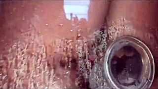 Caught my stepmum and stepsister in steamy shower session