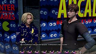 3D cartoon with bound babes and big tits – BDSM game