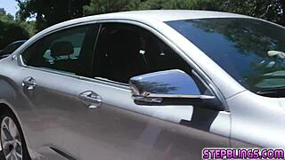 Stepsisters Gianna and Savannah let stud pound their teen 18+ tight holes