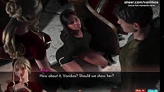 hot ebony milf and blonde teen 18+ get fucked in interracial threesome anal