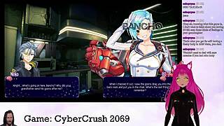 Intriguing Vtuber playing Cybercrush