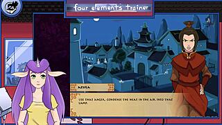 Avatar the last airbender four elements trainer part 18 with monster tits