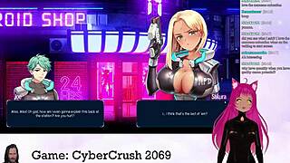 Intriguing Vtuber playing Cybercrush