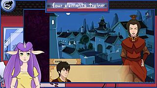 Avatar the last airbender four elements trainer part 18 with monster tits
