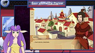 Avatar the last airbender four elements trainer part 18 with monster tits