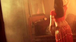 I’m totally hooked on this Far East belly dancer’s seductive moves.
