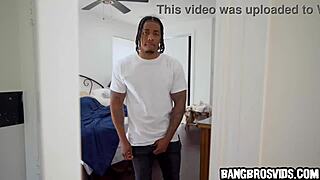 Fucking His Hot 18Yo Roommate In Bath With Big Black Cock Doggystyle And Cunilingus!