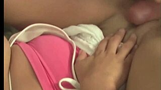 Big tits homemade brunette gets facial and pussy to cream pie