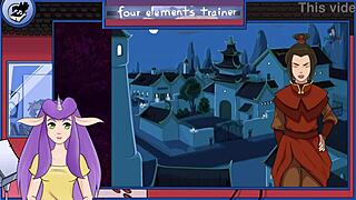 Avatar the last airbender four elements trainer part 18 with monster tits
